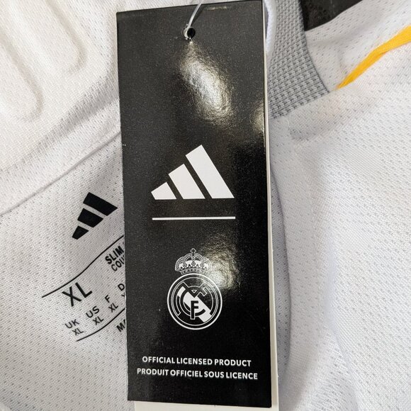 adidas Men's Real Madrid Home Jersey 25/26 - UCL Size Large NWT - Picture 9 of 11